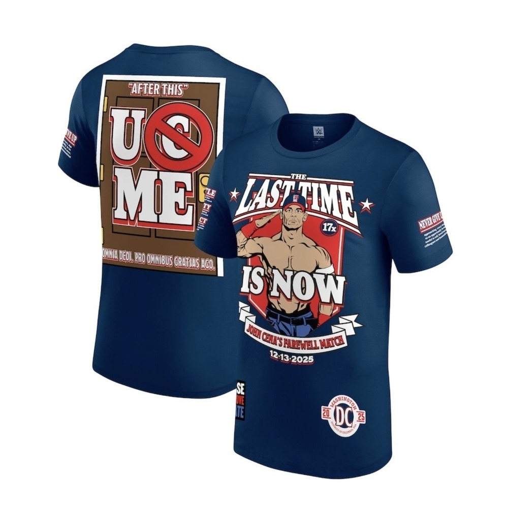 FINAL MATCH T-SHIRT WASHINGTON DC 2025 JOHN CENA FAREWELL TOUR 2XL WWE SHIPS NOW - Picture 1 of 3